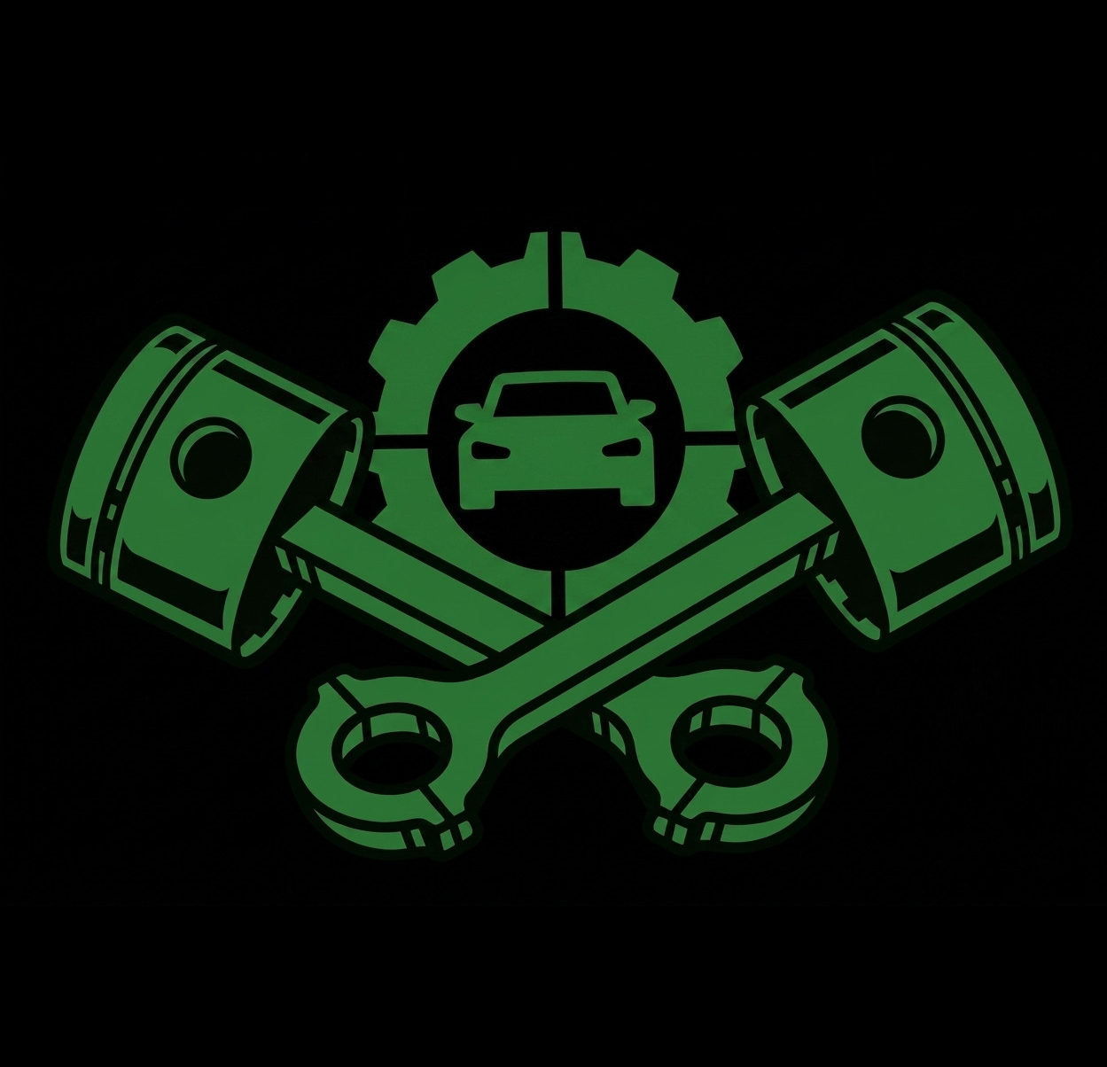Auto Mechanics The Blessing of God logo